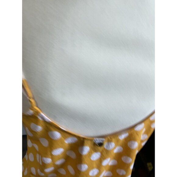 Volcom Womens Read The Room Spaghetti Strap Cami Top polka dot Small - Picture 6 of 11